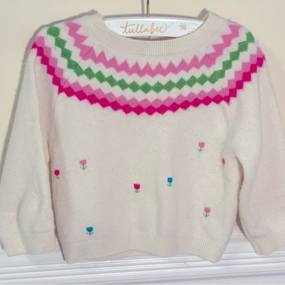Baby girl sweater cashmere blend